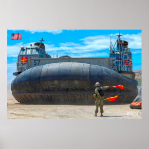 BEACH ASSAULT - LCAC-57 POSTER