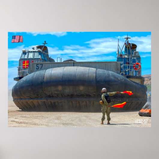 BEACH ASSAULT - LCAC-57 POSTER (Voorkant)