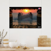 BEACH ASSAULT - LCAC-68 POSTER (Keuken)