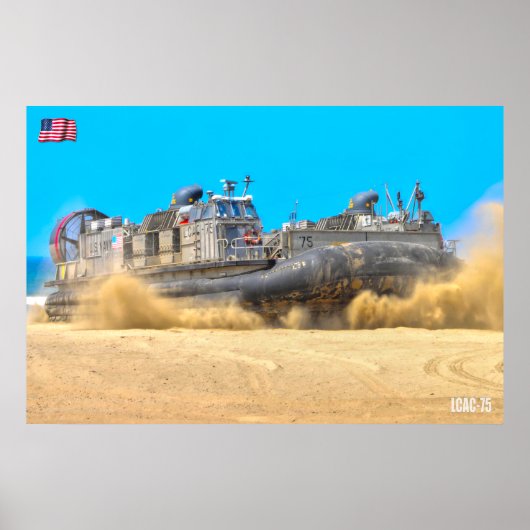 BEACH ASSAULT - LCAC-75 POSTER (Voorkant)