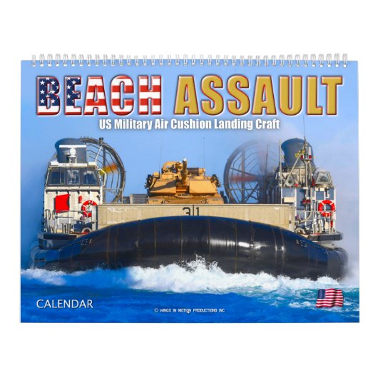 BEACH ASSAULT - Luchtkussen Landing Craft Kalender (Hoes)