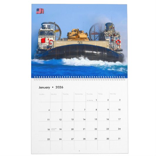 BEACH ASSAULT - Luchtkussen Landing Craft Kalender (Jan 2026)