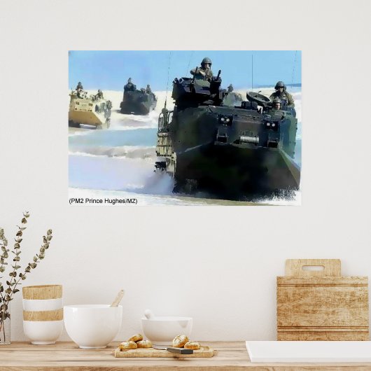 BEACH ASSAULT POSTER (Keuken)