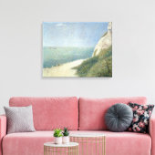 Beach at Bas Butin, Honfleur, 1886 Canvas Afdruk (Insitu (Woonkamer))