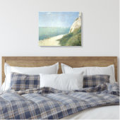 Beach at Bas Butin, Honfleur, 1886 Canvas Afdruk (Insitu (Slaapkamer))