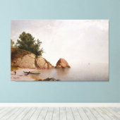 Beach at Beverly Canvas Afdruk (Insitu (Houten vloer))