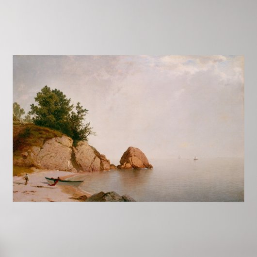 Beach at Beverly - John Kensett Fine Art Poster (Voorkant)