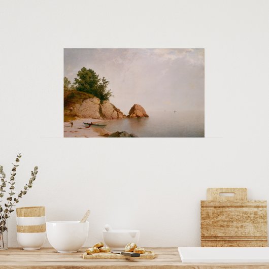 Beach at Beverly - John Kensett Fine Art Poster (Keuken)