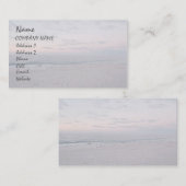 "Beach at Dawn"-Visitekaartje Visitekaartje (Voorkant / Achterkant)