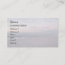 "Beach at Dawn"-Visitekaartje Visitekaartje