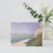 Beach at Honfleur van Georges Seurat, kunst Briefkaart (Staand voorkant)