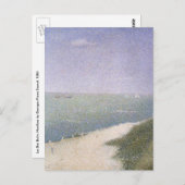 Beach at Honfleur van Georges Seurat, kunst Briefkaart (Voorkant / Achterkant)