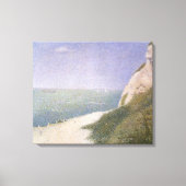 Beach at Honfleur van Georges Seurat,  kunst Canvas Afdruk (Voorkant)