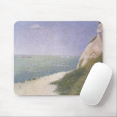 Beach at Honfleur van Georges Seurat,  kunst Muismat (Met muis)