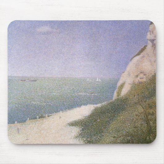 Beach at Honfleur van Georges Seurat,  kunst Muismat (Voorkant)