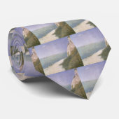 Beach at Honfleur van Georges Seurat, kunst Stropdas (Opgerold)