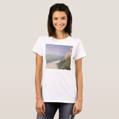Beach at Honfleur van Georges Seurat,  kunst T-shirt (Voorkant volledig)