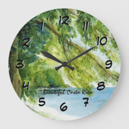 Beach at Manuel Antonio Backward Clock Grote Klok