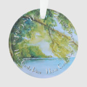 Beach at Manuel Antonio Costa Rica Ornament (voorkant)