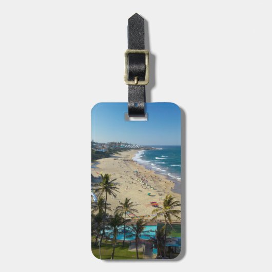 Beach at Margate, South Coast, Kwazulu-Natal Bagagelabel (Voorkant verticaal)