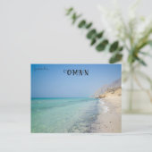 Beach at Musandam Oman Briefkaart (Staand voorkant)