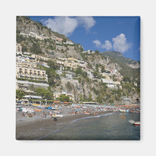Beach at Positano, Campania, Italië Magneet