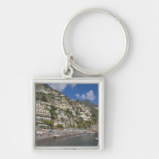 Beach at Positano, Campania, Italië Sleutelhanger (Voorkant)