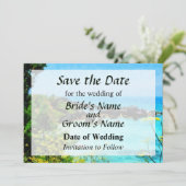 Beach at St. George Bermuda Save the Date (Staand voorkant)