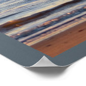 Beach at Sunrise Foto Poster (Hoek)