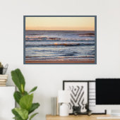 Beach at Sunrise Foto Poster (Thuiskantoor)
