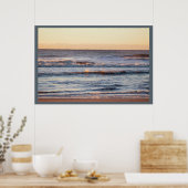 Beach at Sunrise Foto Poster (Keuken)