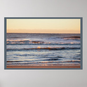 Beach at Sunrise Foto Poster