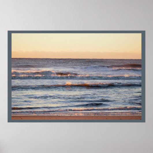 Beach at Sunrise Foto Poster (Voorkant)