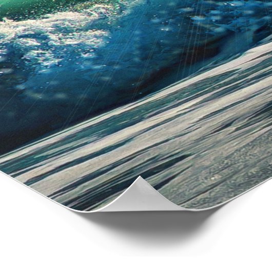 Beach At Sunset Poster (Hoek)