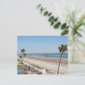 Beach at the Gulf Shores Alabama Briefkaart (Staand voorkant)