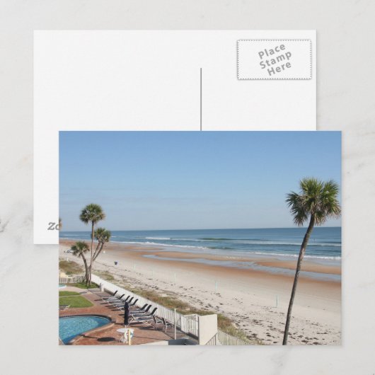 Beach at the Gulf Shores Alabama Briefkaart (Voorkant / Achterkant)