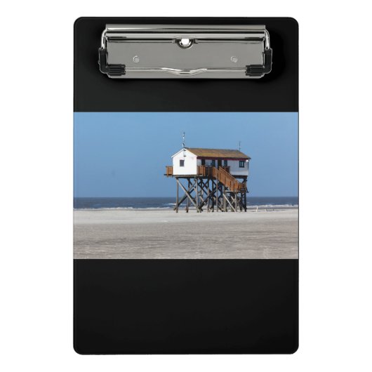 Beach at the North Zee, Sankt Peter Ording Mini Klembord (Voorkant)