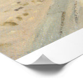 Beach at trouville door Claude Monet Poster (Hoek)