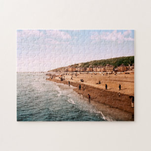 Beach at Trouville Normandy Frankrijk Legpuzzel