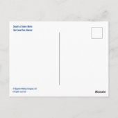 Beach at Tulum Ruins, Quintana Roo, Mexico Briefkaart (Achterkant)