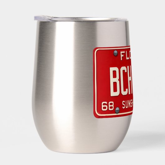 Beach Babe 1969 | Retro Red Florida License Plate (Rechts)