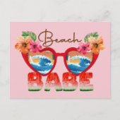 Beach Babe Briefkaart (Voorkant)