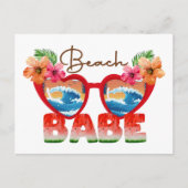 Beach Babe Briefkaart (Voorkant)