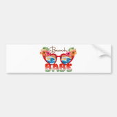 Beach Babe Bumpersticker (Voorkant)