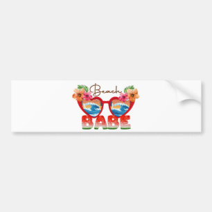 Beach Babe Bumpersticker