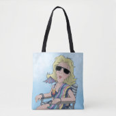 Beach Babe Canvas tas (Voorkant)