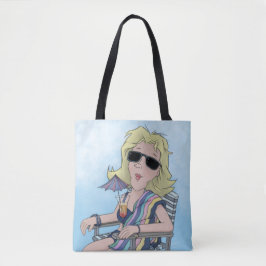 Beach Babe Canvas tas
