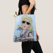 Beach Babe Canvas tas (Dichtbij)