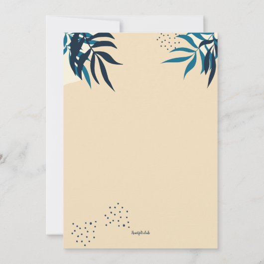 Beach Babe Kaart (Achterkant)