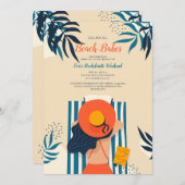 Beach Babe Kaart (Voorkant / Achterkant)